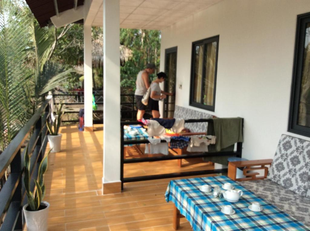 Quoc Phuong Riverside Homestay Ben Tre Экстерьер фото